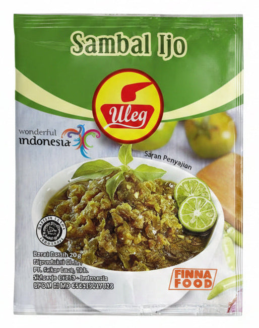 FINNA Sambal Uleg Ijo 10 Sachet x 20g