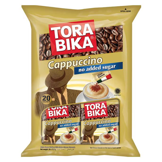 TORABIKA Cappuccino No Added Sugar 12x20g