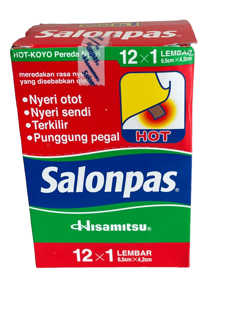 SALONPAS Warming Plaster Red 12 sheets
