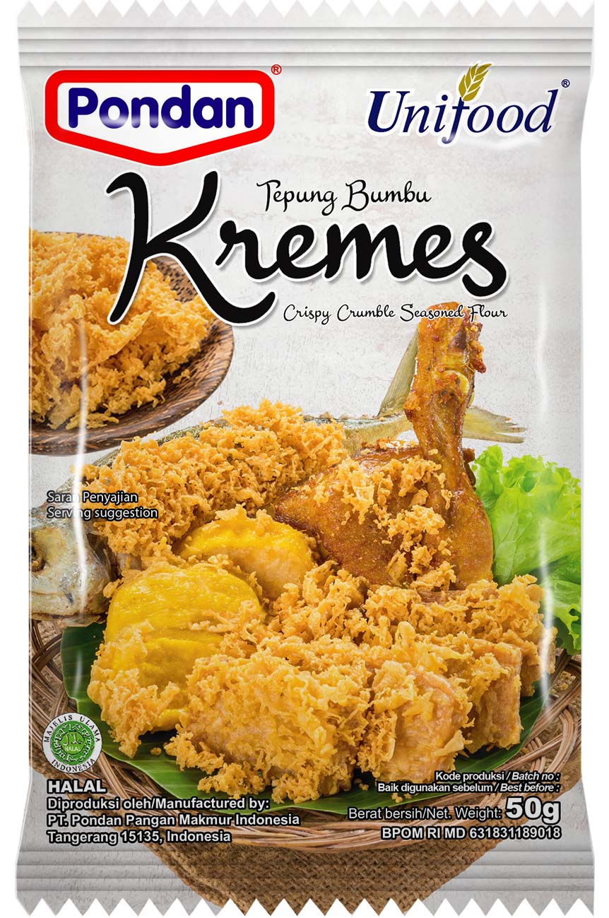 PONDAN Unifood Crispy Kremes Seasoned Flour 50gr