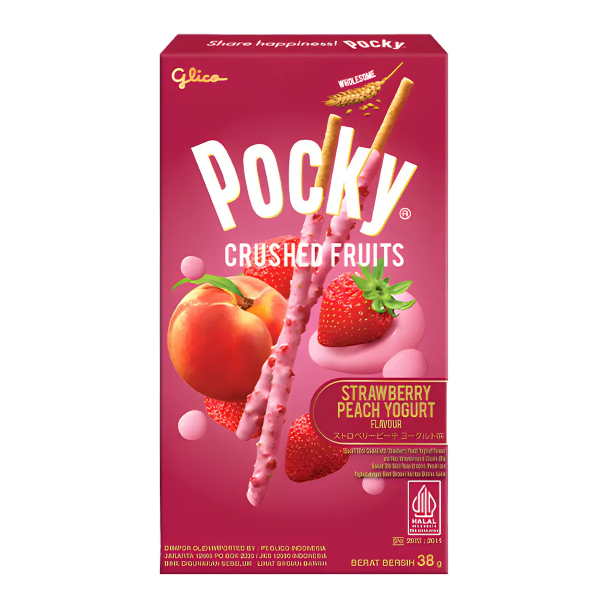 GLICO Pocky Strawberry Peach 38g