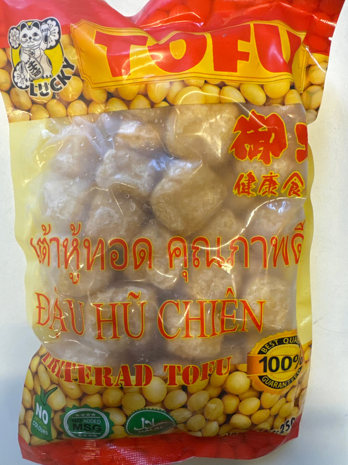 Frozen Tofu Pop Square Shaped 250g