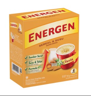 MAYORA Sereal Energen Vanilla 5 Sachet x 34g