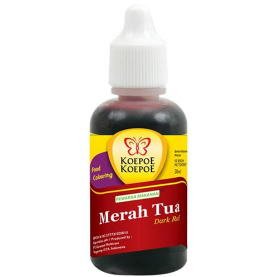 KOEPOE KOEPOE Food Coloring Dark Red 30ml