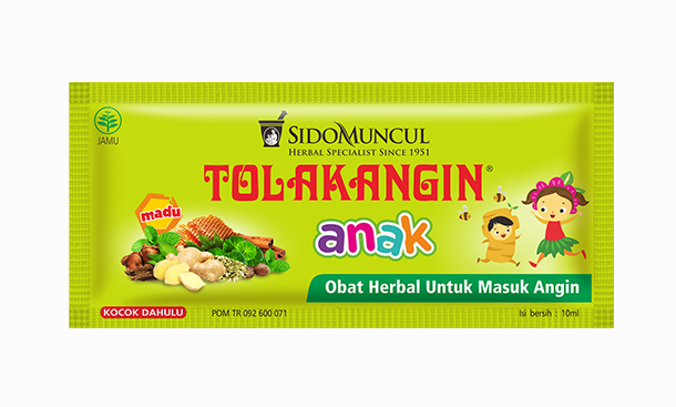 SIDOMUNCUL Tolak Angin Anak 12 Sachet x 10ml