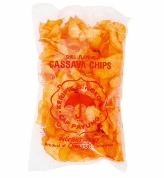 KERIPIK SINGKONG Cassava Chips Chili 250g