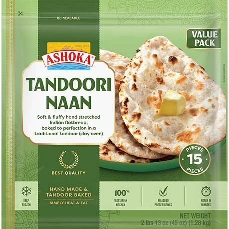 ASHOKA Tandoori Naan Family Pack 1.275kg