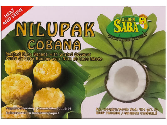 GOLDEN SABA Banana Puree with Coconut 454g