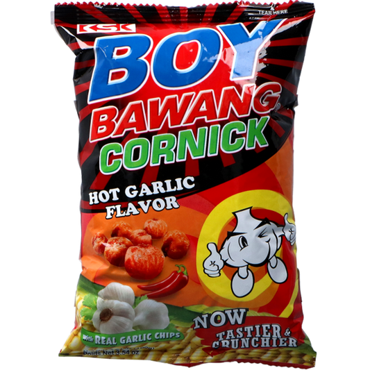 BOY BAWANG Corn Snack Garlic Hot 90g