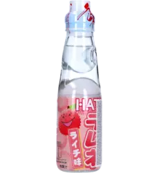 HATA KOSEN Ramune Lychee Soda Pop Drink 200ml