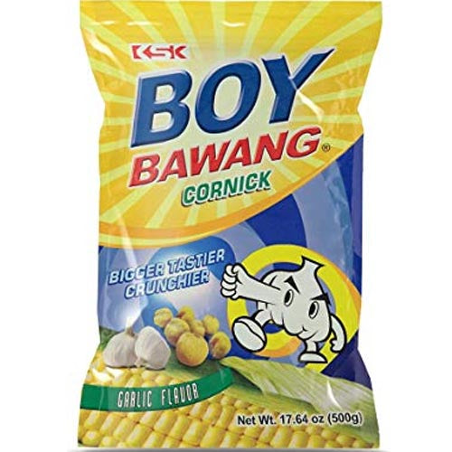 BOY BAWANG Corn Snack Garlic 500g