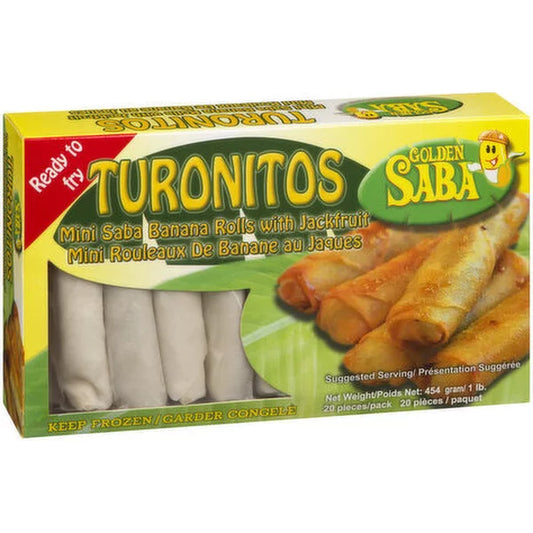 GOLDEN SABA Banana & Jackfruit Mini Spring Rolls 454g