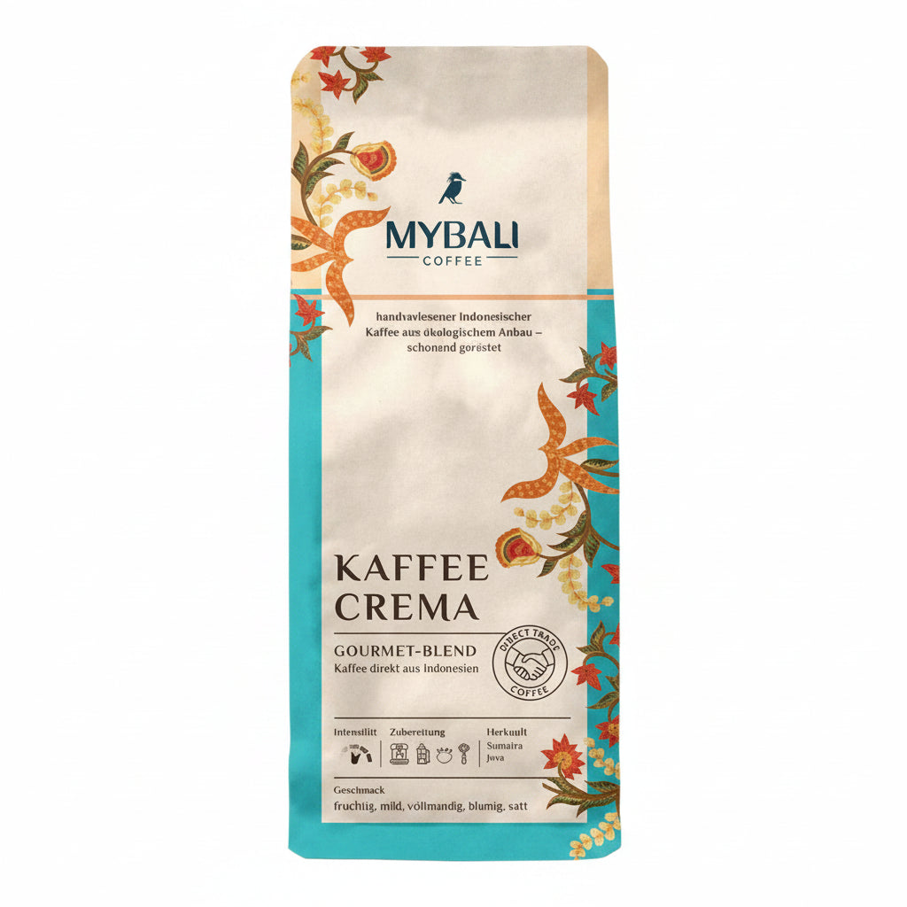MYBALI Kaffee Crema (roasted coffee beans) 500gr