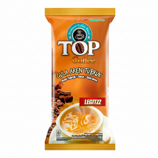 TOP Coffee Kopi Instant Susu Gula Aren Tubruk 3in1 27g