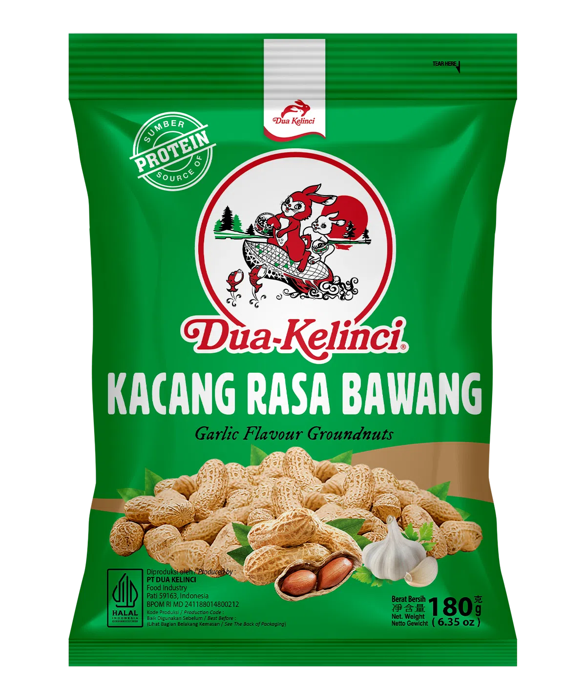DUA KELINCI Roasted Garlic Nut 180g