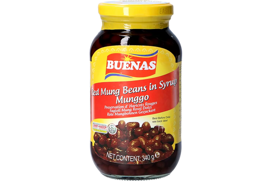 BUENAS Red Mung Beans in Syrup 340g