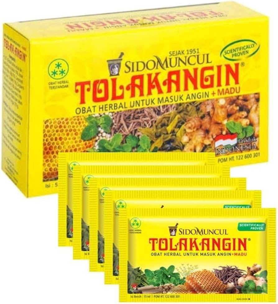 SIDOMUNCUL Tolak Angin Cair Herbal 5 Sachet x 15ml