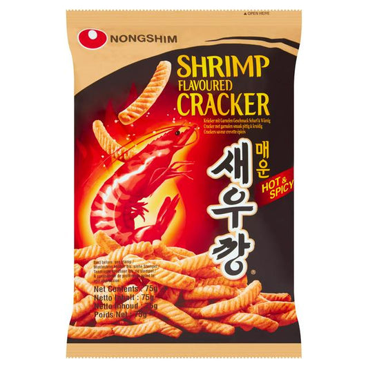 NONG SHIM Shrimp Flavoured Cracker Hot & Spicy 75g