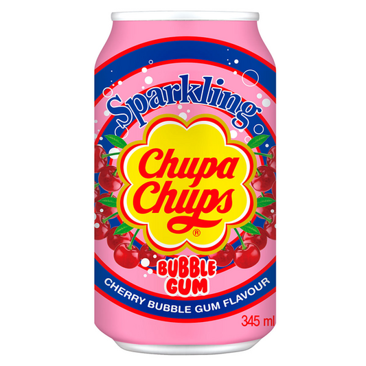 CHUPA CHUPS Sparkling Cherry Bubble Gum 345ml