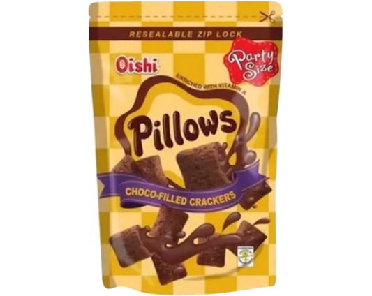 OISHI Pillows Choco-Filled Crackers 150g