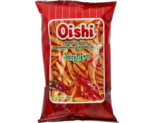 OISHI Prawn Crackers Spicy 60g