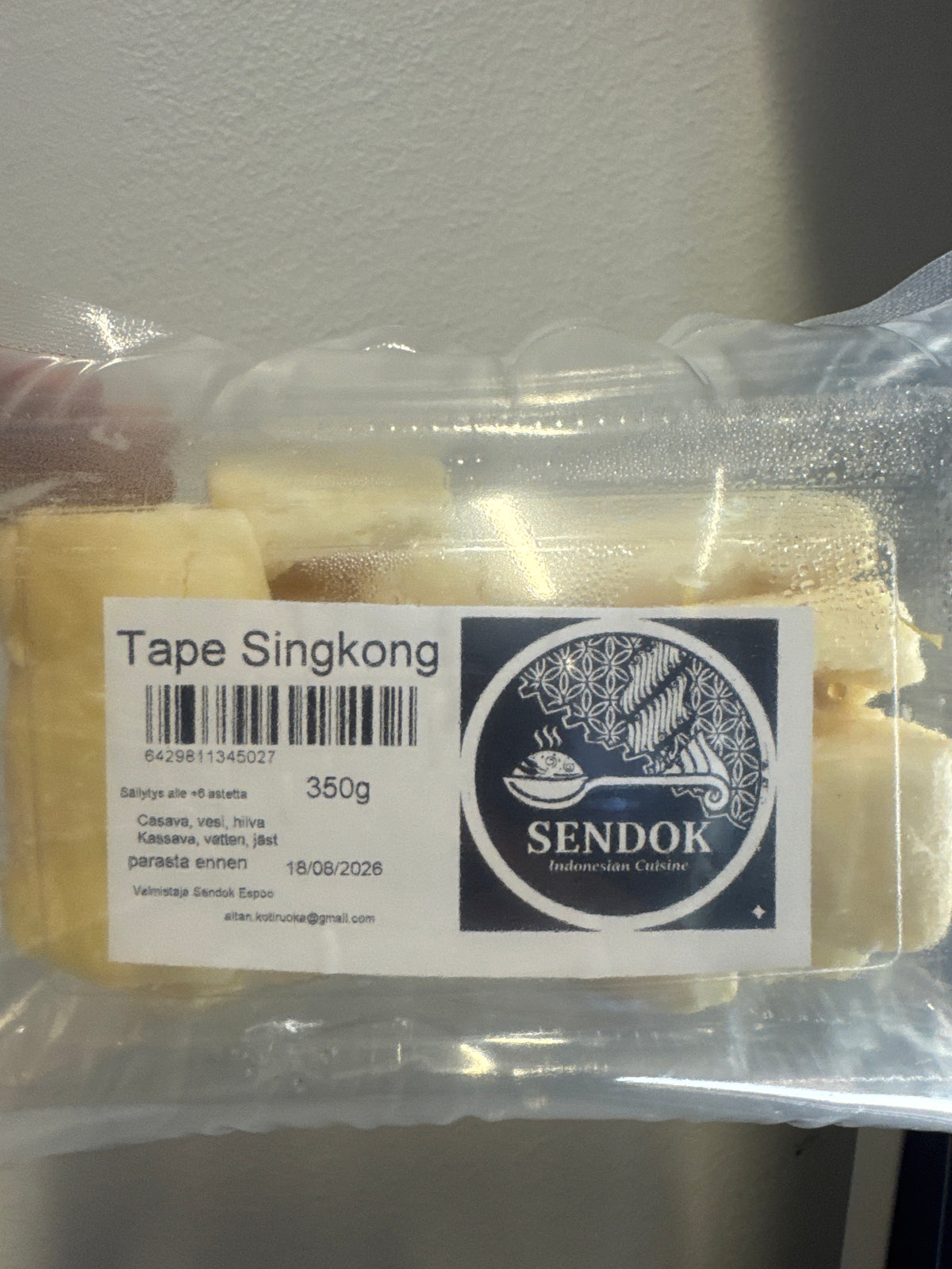 SENDOK Tape Singkong 350gr