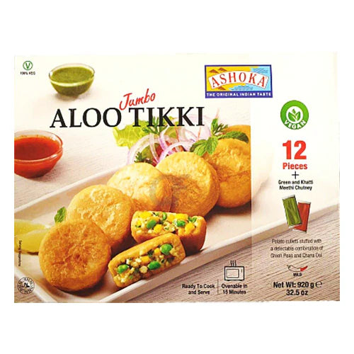 ASHOKA Aloo Tikki Jumbo with Chutney 920g