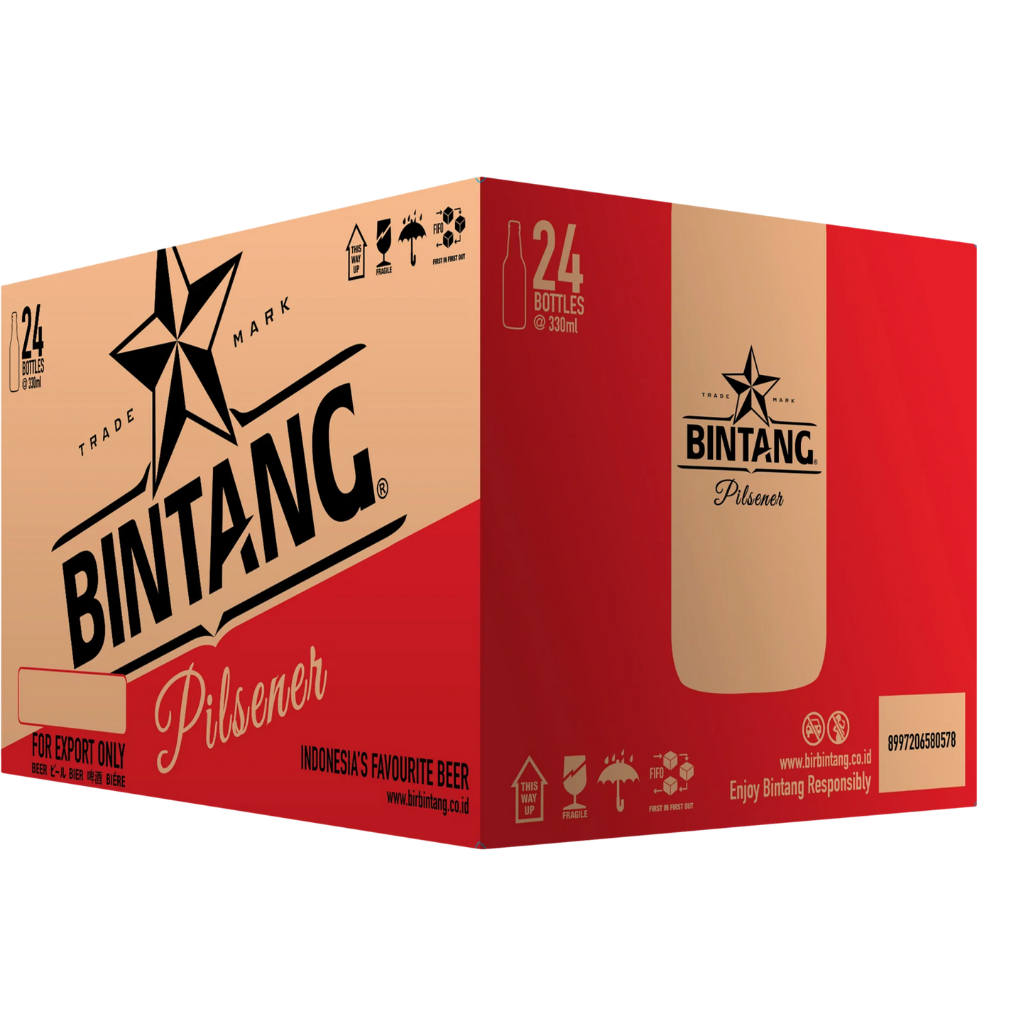 BINTANG Beer 330ml x 24 pcs