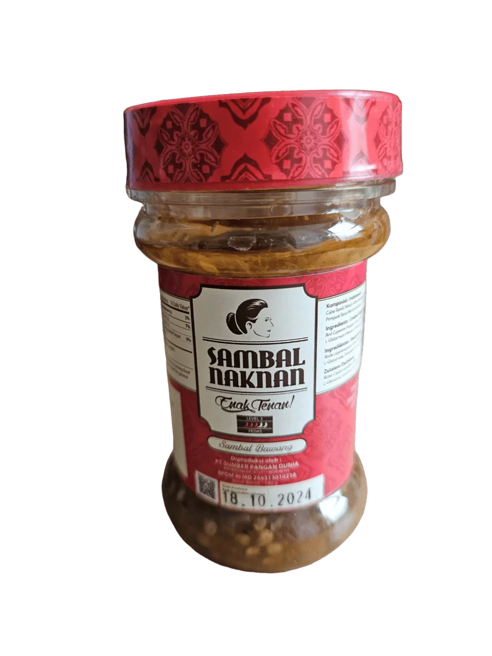NAK NAN Sambal Bawang Level 3 140gr