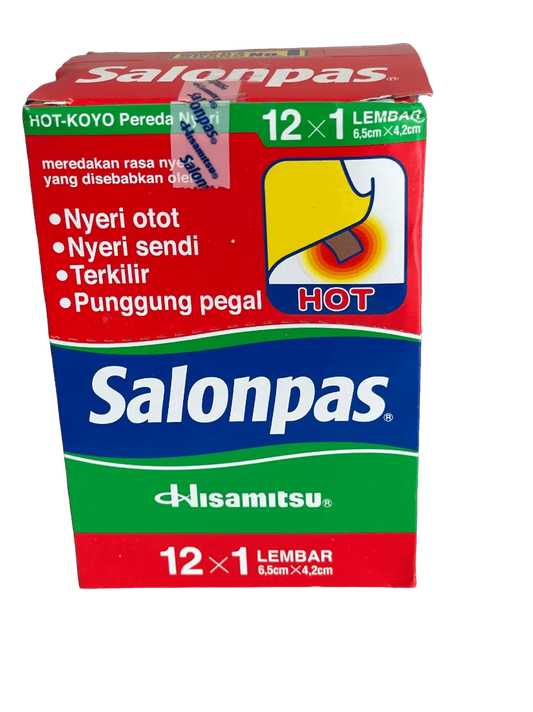SALONPAS Warming Plaster Red 12 sheets