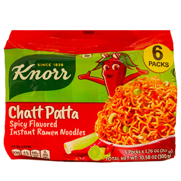 KNORR Instant Noodles Chatt Patta 6-Pack 45g