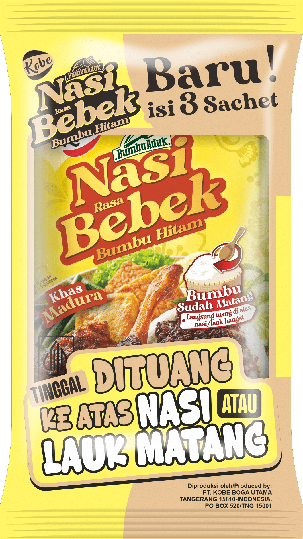 KOBE Bumbu Nasi Bebek 15gr