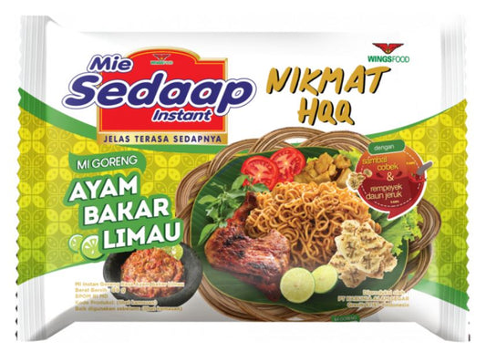 WINGS Sedap Mie Instan Ayam Bakar Limau 89g