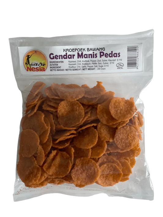 NESIA Kerupuk Gendar Manis Pedas 250gr