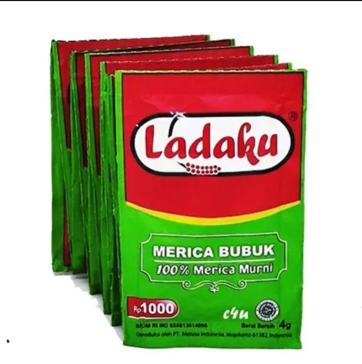 Ladaku Merica Bubuk 12 Sachet x 3g