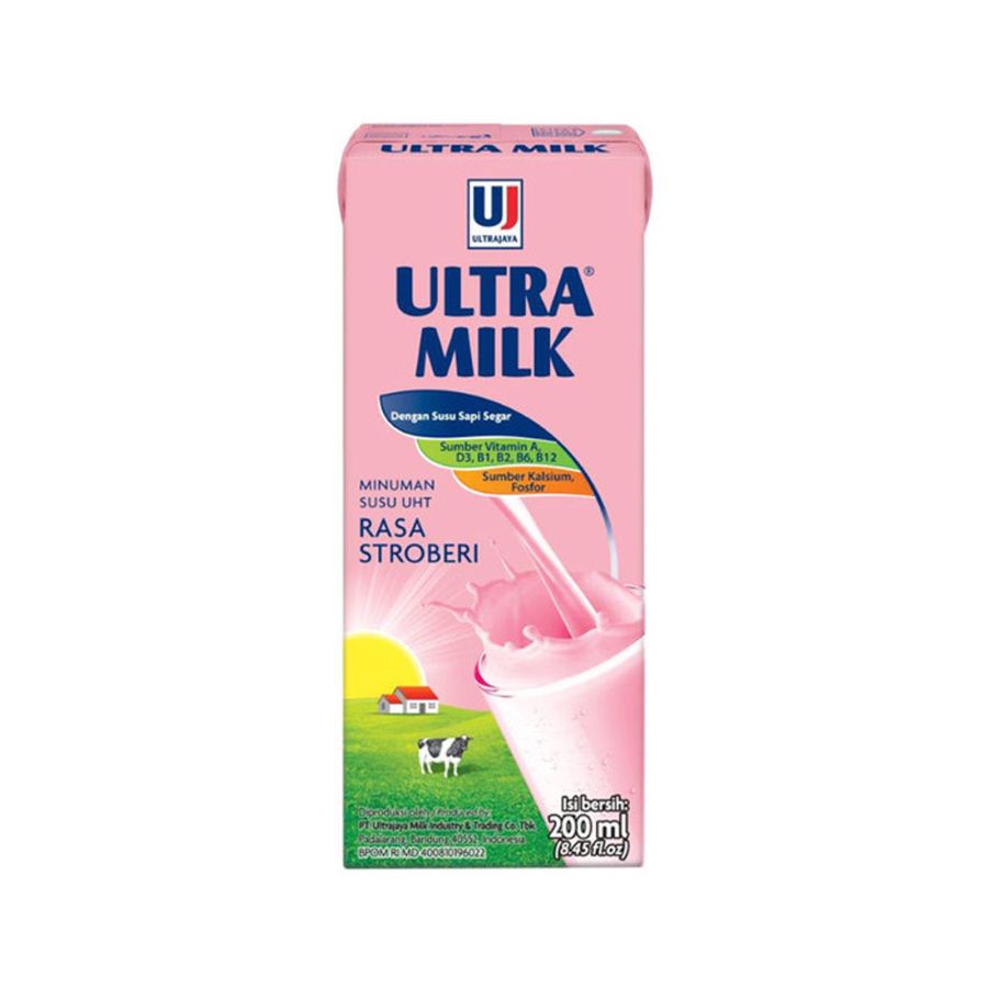 ULTRA UHT Milk Strawberry 200ml