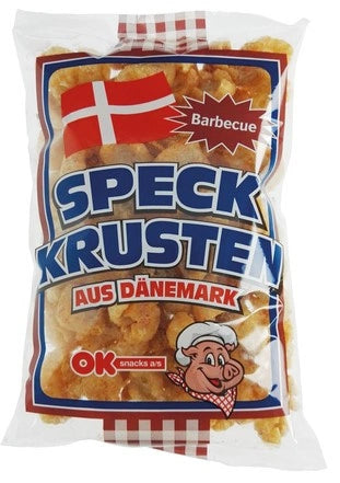 OKSNACKS Fried Pork Rind BBQ Snacks 150g