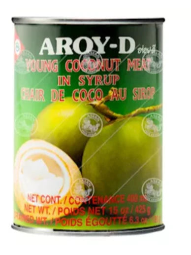 AROY-D Young Coconut Meat in Syrup 425g