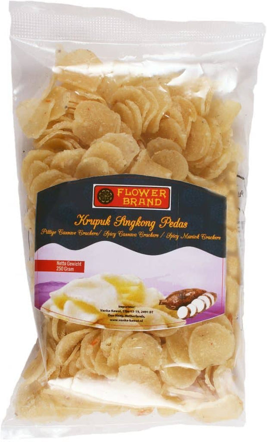 FLOWER BRAND Cassava Crackers (uncooked) 250g