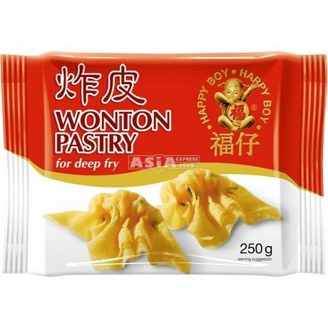 HAPPY BOY Wonton Pastry Deep Fry 250g
