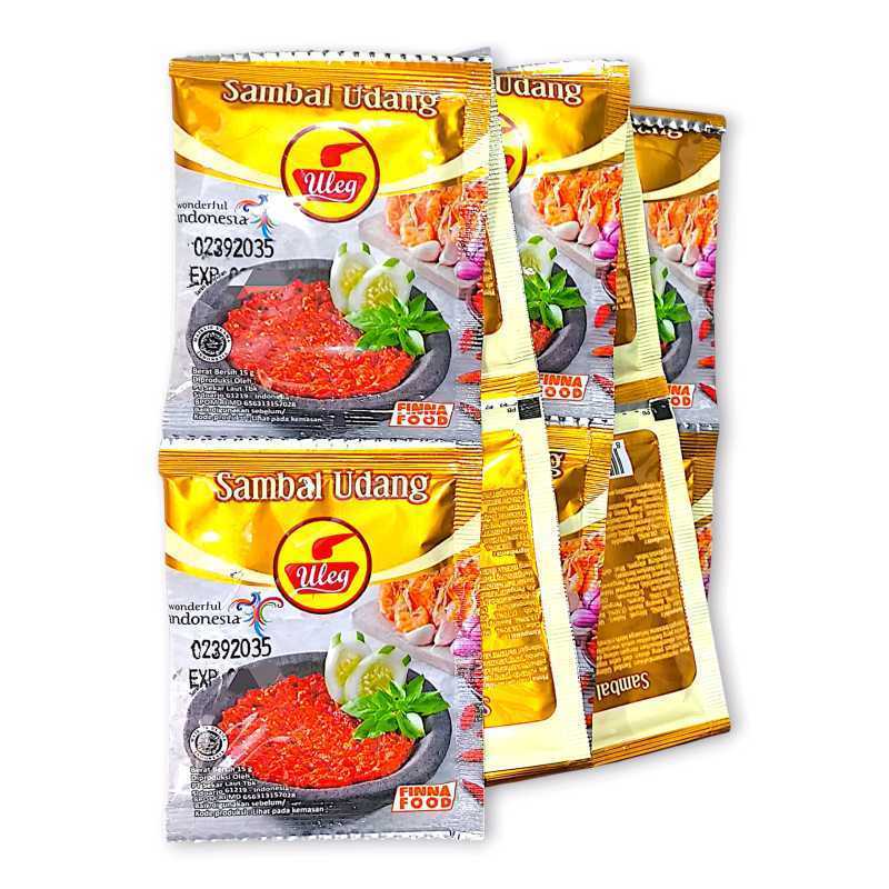 FINNA Sambal Uleg Udang 10 Sachet x 15g