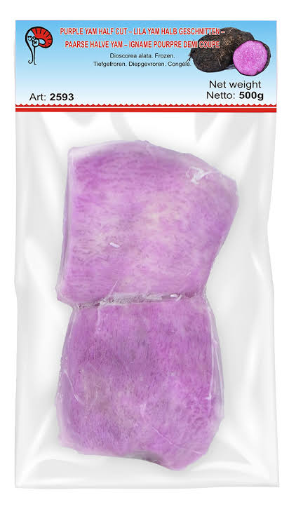 MOOIJER Purple Yam Half Cut 500gr