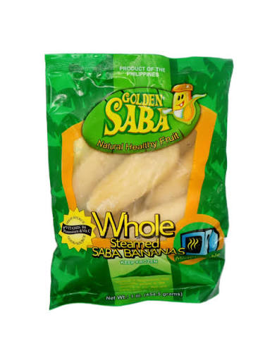 GOLDEN SABA Saba Banana Steamed Whole 454g