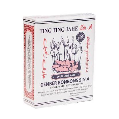 SIN A Tingting Jahe 40 Gr