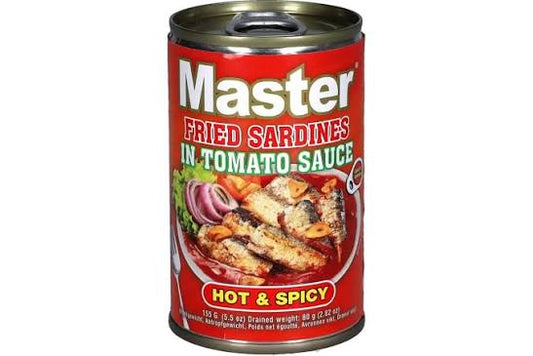 MASTER Fried Sardines in Tomato Sauce Hot & Spicy 155g