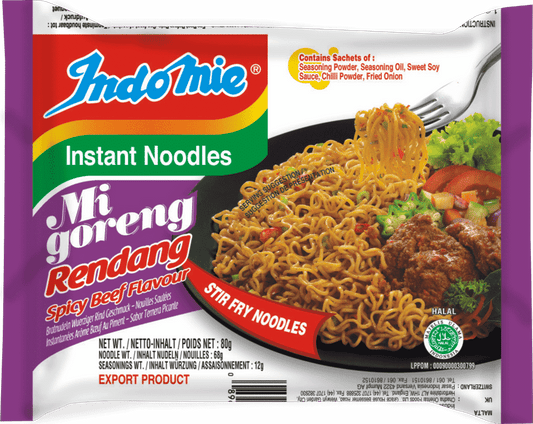 INDOMIE Instant Noodles Mi Goreng Rendang