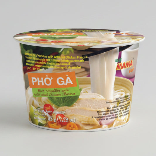 MAMA Instant Rice Noodles Chicken Pho Ga Bowl 65g