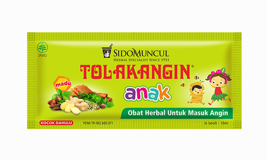 SIDOMUNCUL Tolak Angin Anak 12 Sachet x 10ml
