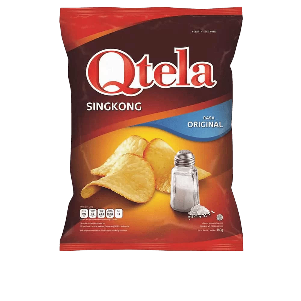 QTELA Cassava Chips Original 180gr