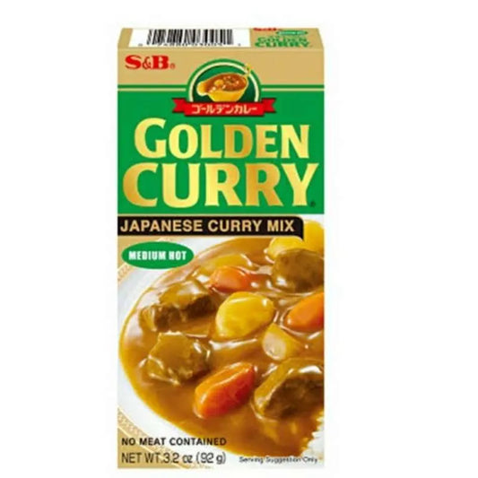 S&B Golden Curry Medium Hot 92g